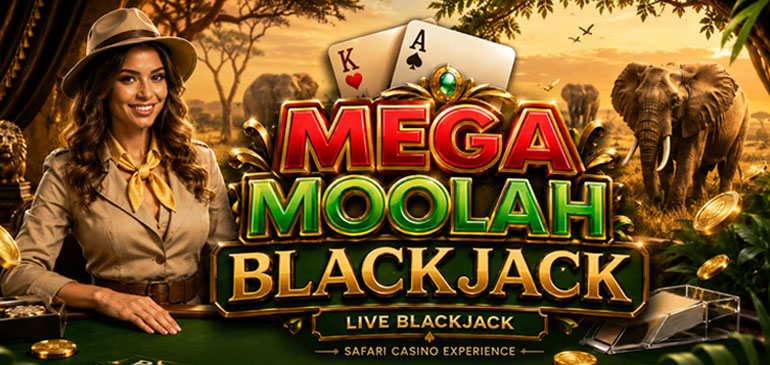 Mega Moolah Blackjack Is Played Live with a Real Dealer